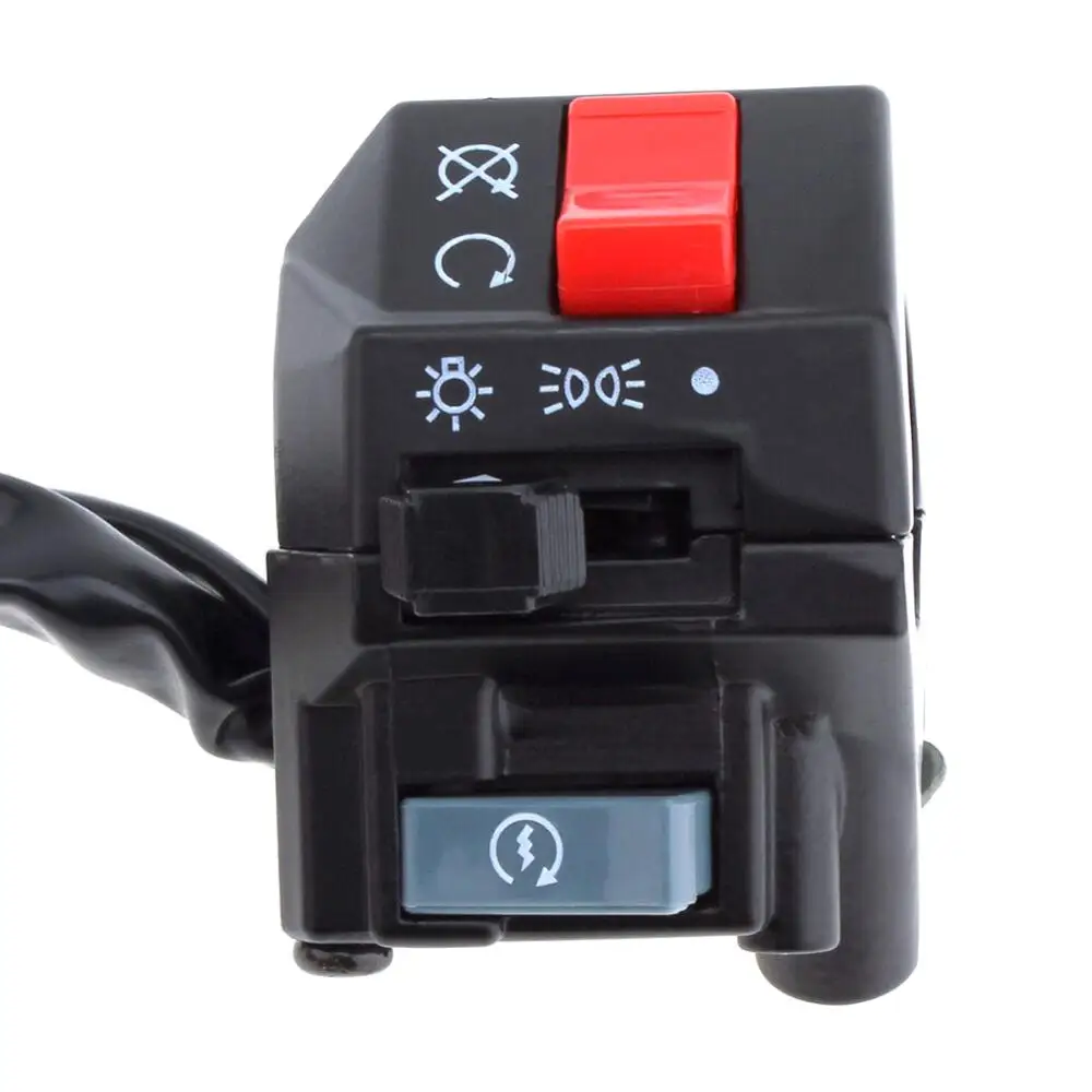 Пара DC 12V мотоцикл 7/" Руль руля поворотники Электрический пусковой переключатель