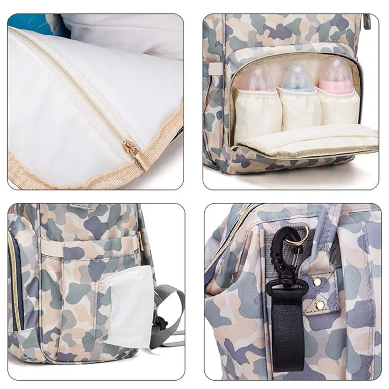 Camouflage Mommy Baby Nappy Bag Large Capacity Maternity Baby Travel Backpack Nursing Bag Baby Care Wet Bag Stroller Diaper Bags Camouflage Mommy Baby Nappy Bag Large Capacity Maternity Baby Travel Backpack Nursing Bag Baby Care Wet Bag Stroller Diaper Bags