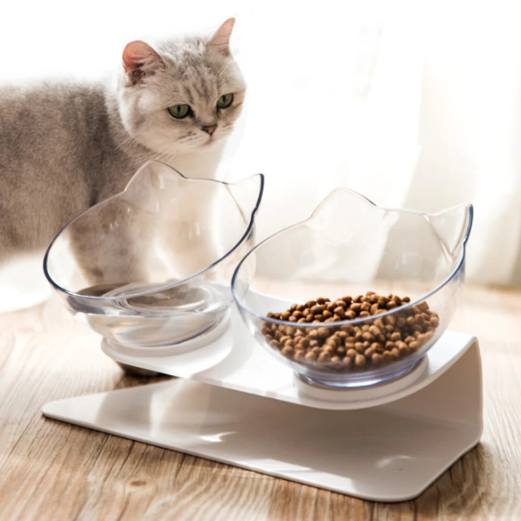 Кошка миска для собак Нескользящая регулировка угла миска для домашних животных богатое взаимодействие домашних животных Стерильная посуда для кормления домашних животных принадлежности для полива