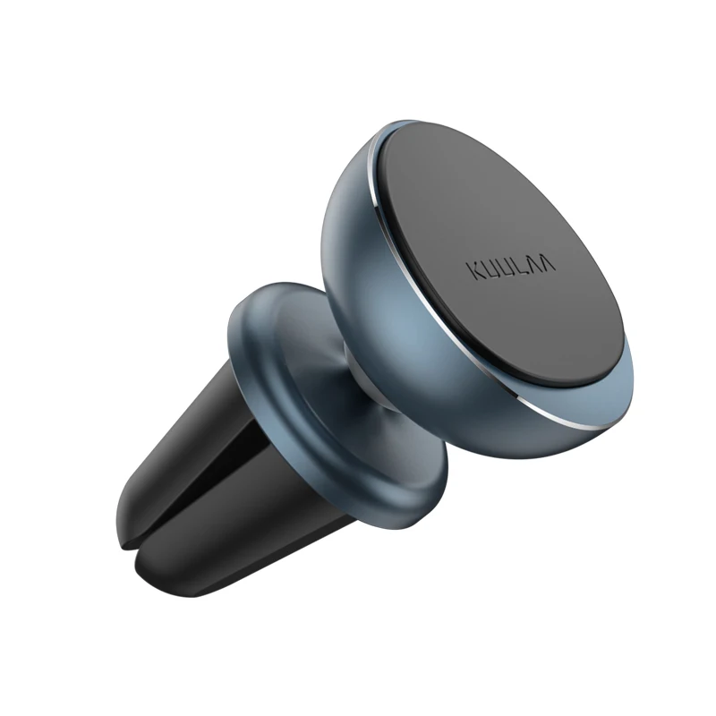 KUULAA Автомобильный держатель для телефона Магнитный держатель на вентиляционное отверстие металлический магнит Автомобильный держатель для телефона вращение на 360 ° универсальная подставка для мобильного телефона - Цвет: Blue