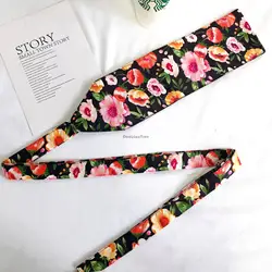 2023 chinese clothing belt kimono belt japanese traditional obi floral printing women's wide girdle retro adjustable waist cover