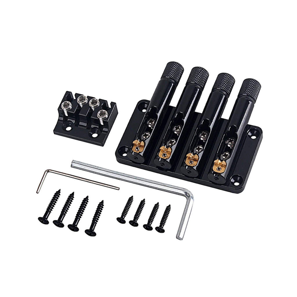 Four Strings Headless Bass Bridge For Bass Guitar Guitar Parts