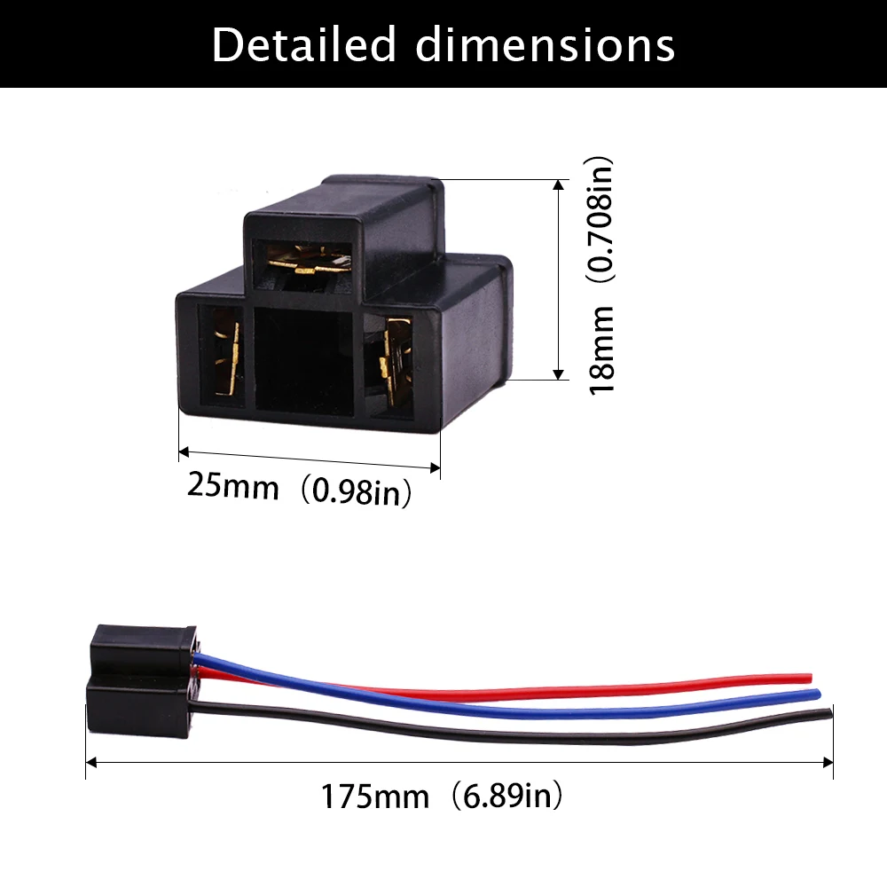 YUNPICAR H4 9003 HB2 жгут проводов фары провода розетки H4 до 3 контактный адаптер для фар противотуманных фар 2 шт