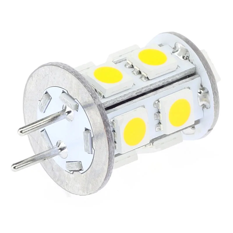 5 шт./лот Dimmable G6.35 GY6.35 осветительная лампочка 13 шт. 5050SMD лампы 12V 2 W белое свечение