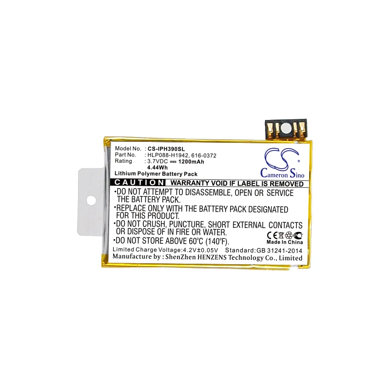Cameron Sino Высококачественная батарея 1200mAh 616 0372 0428 0433 HLP088 H1942 для Apple iPhone 3G 16 GB 8GB|cameron
