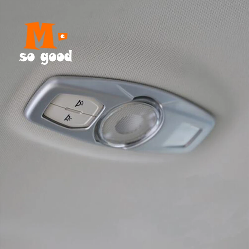 

ABS Matte For Ford Everest 2016 2017 Car Rear Reading Lampshade Panel Cover Trim Auto Interior Moulding Accessories Sticker 1pcs