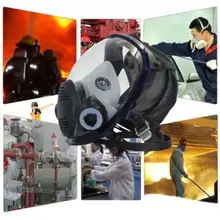 Противогаз для всего лица, анти-органическая противогаз, защитная маска для промышленности, распыление краски X
