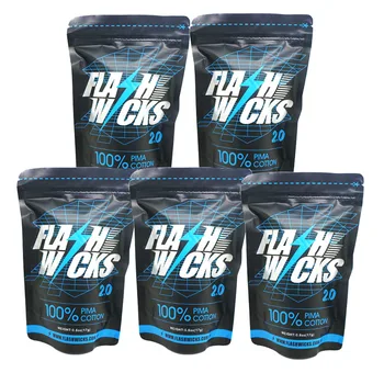 

5pcs Flash Wicks Organic Cotton For RDA RDTA Atomizer DIY Vape Flash Cotton Electronic Cigarette Accessories