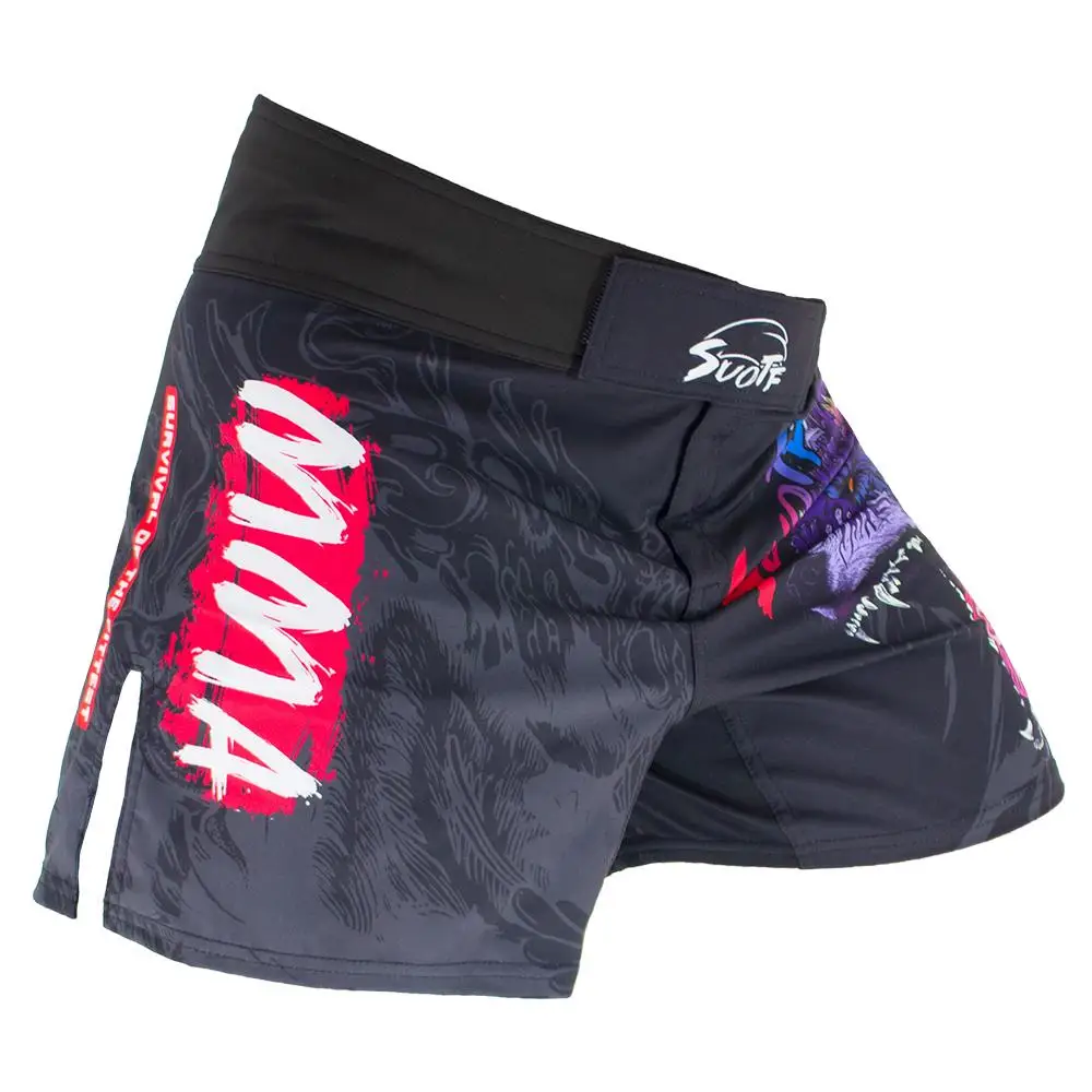 MMA Shorts Breathable Fitness Muay Thai Kickboxing Training