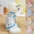 Летняя Одежда для собак без Рукавов Cute Animal Printing Dog Shirt Cat T-shirt Cotton Heart Striped Puppy Pet Accessories Pet Dog Жилет
