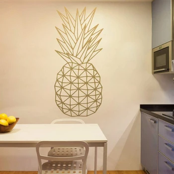 

Pineapple Kitchen Wall Sticker Beauty Fashion Removable Poster Mural Lovely fruit Decoration Vinyl Art Design Decals LY1818