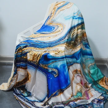 

Super Soft Velvet Winter Throw Blanket Abstract Pattern Couch Bedding Blanket Four Seasons Home Office Bedspread Blanket