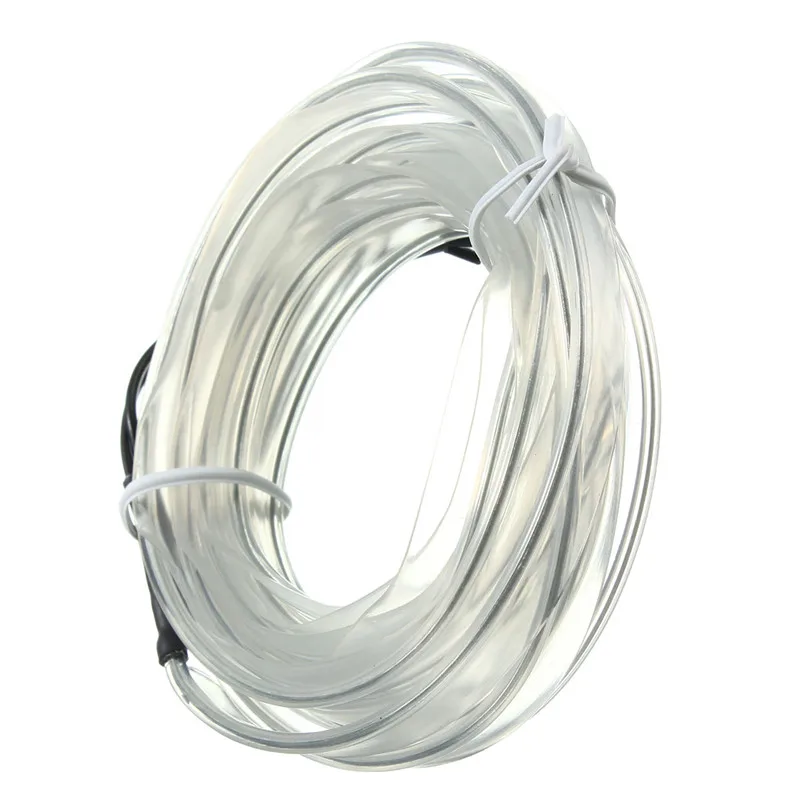 5M Neon Light Dance Party Decor Light string Neon LED lamp Flexible EL Wire Rope Tube Waterproof LED Strip With Controller
