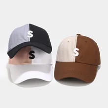 Женская Корейская бейсболка с буквами, Женская Молодежная модная повседневная цветная бейсболка, весенняя и летняя новая Студенческая Солнцезащитная шапка