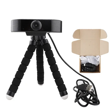 

Webcam 1080P HD Semi-Autofocus Web Camera веб камера с микрофоном 2 Megapixel Video Call Web Camera for Computer PC Laptop