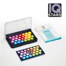 SmartGames IQ Stars мозговой тизер для возраста 6 и выше 120 вызовов в путешествии-дружественный чехол для игры IQ начального уровня