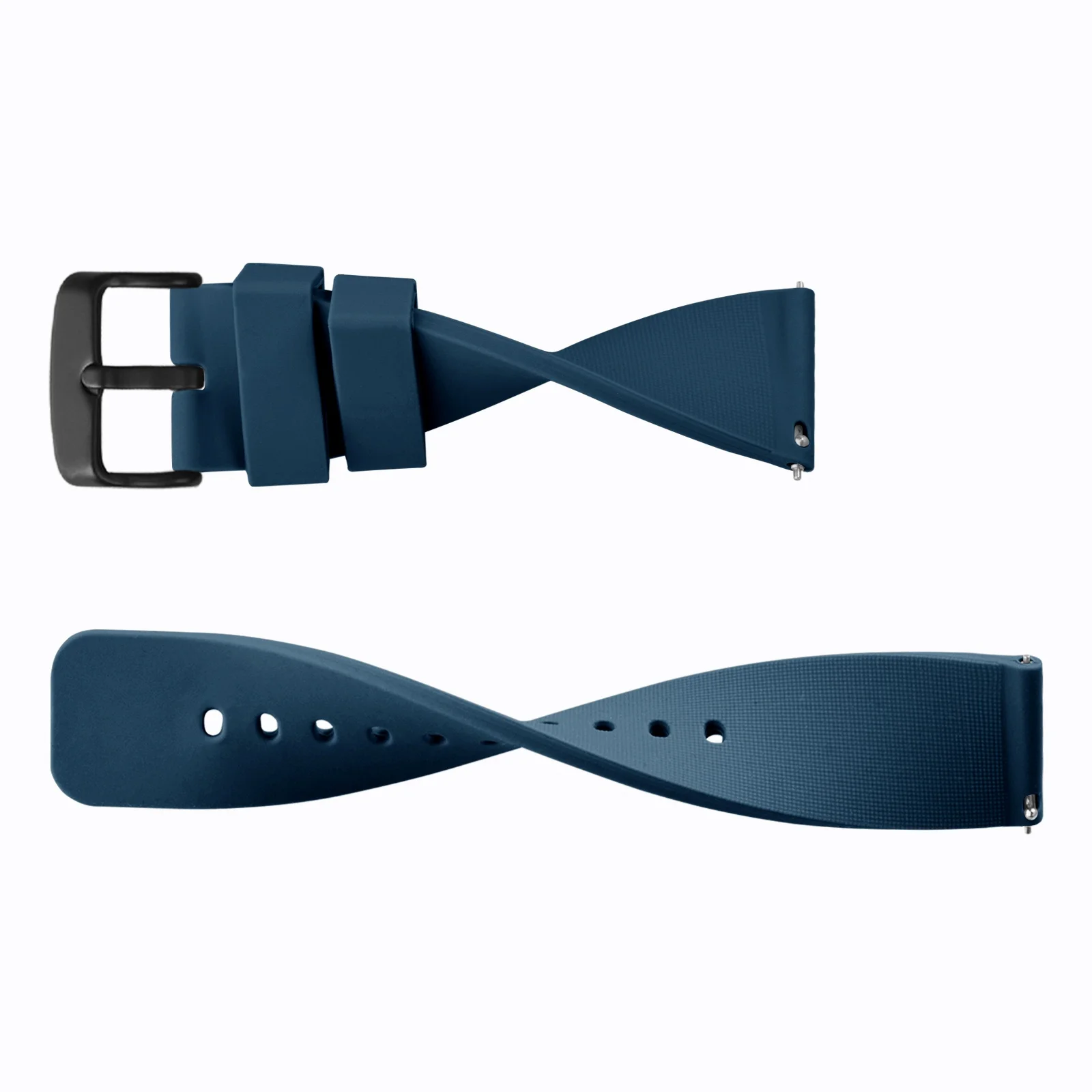 BISONSTRAP Silicone Watch Strap for Men Women 14mm 18mm 22mm 24mm waterproof Sports Watch Band Quick Release Watch accessories