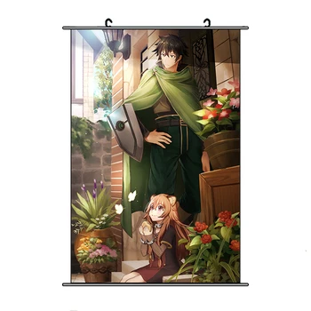 

Anime The Rising of the Shield Hero Filo Raphtalia Wall Scroll DIY Custom HD Print Poster Home Decor Collection