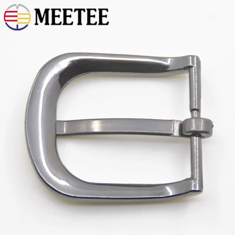 Meetee 2/4 шт. 30 мм с металлическим ремнем и пряжкой для Для мужчин контактный пряжки для ремня 27-28 мм DIY Кожа Craft аппаратные средства джинсы аксессуары YK166