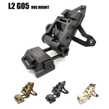 Ночное видение очки с креплением L2G05 NVG крепление Уилкокс CNC Тактический шлем Алюминий рамочный кронштейн для камеры аксессуары 3 отверстия крепления