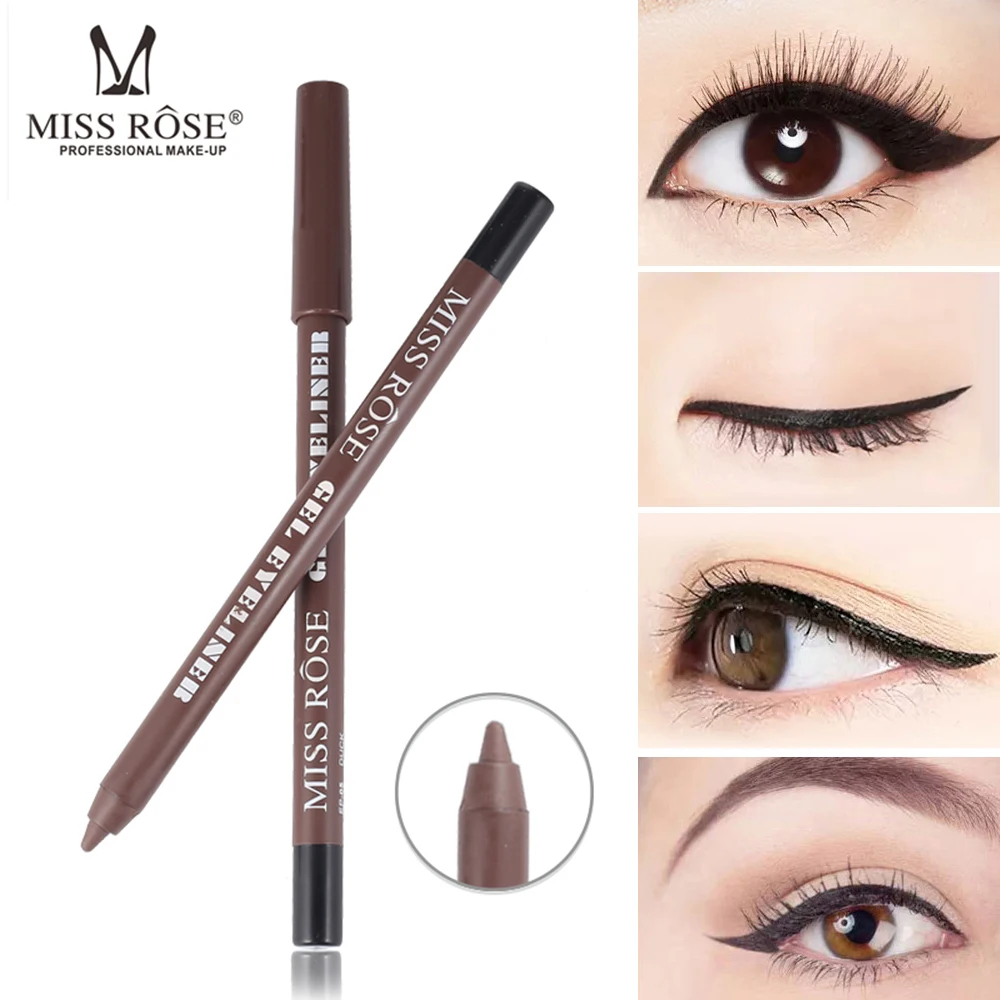 

1 Pc Pro Waterproof Smooth Makeup Gel Long Lasting Easy To Wear Black Eyeliner Pen Natural Lady Beauty Eye Cosmetic Tools TSLM2