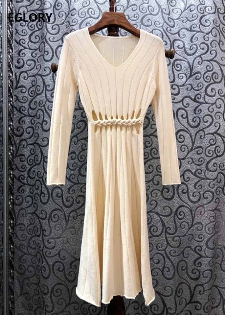 Best Price Hollow Out Sexy Dress 2020 Spring Autumn Casual Sweater Dress Women V-Neck Twist Knitting Long Sleeve Black Apricot Jumper Dress Best Price Hollow Out Sexy Dress 2020 Spring Autumn Casual Sweater Dress Women V-Neck Twist Knitting Long Sleeve Black Apricot Jumper Dress