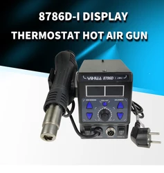 YIHUA – Station de soudage avec écran numérique 2 en 1, pistolet à chaud, 740W, 8786D I, Station de travail pour réparation de téléphone, BGA 