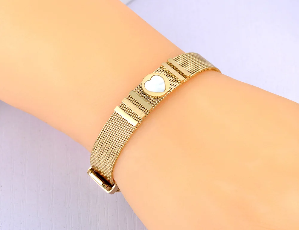 JeeMango Religiöse Kreuz-Charm-Armbänder, Schmuck für Damen und Mädchen, verstellbares Uhrenarmband aus Edelstahl, JB21129 – Detail 11