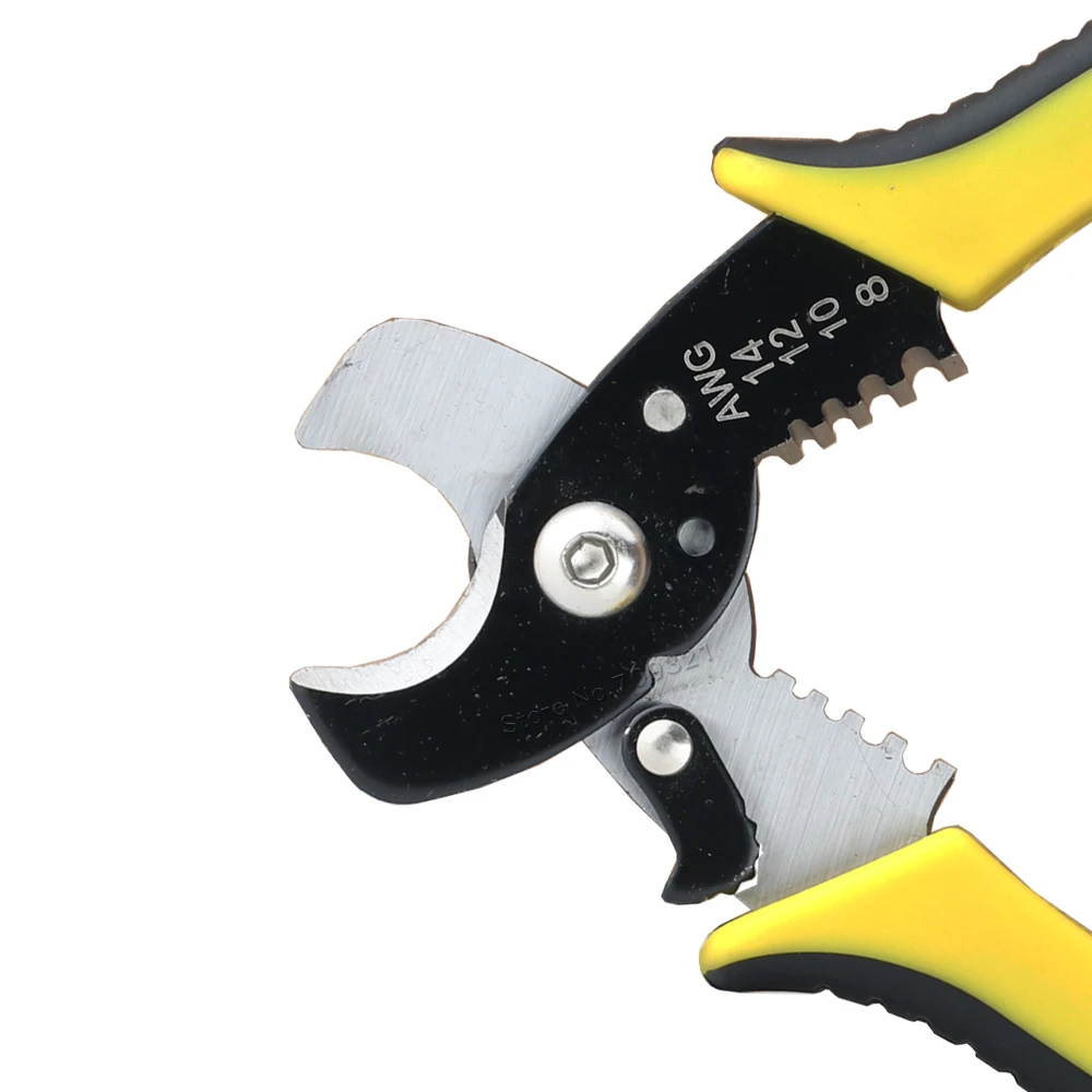 Wire Stripper 2.5-10mm2 14-8AWG Stripping Pliers 35mm2 Cable Cutter Plier Multi-tool Electric Hand Tools 2