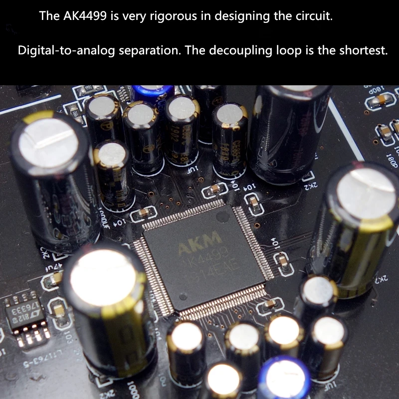 Ak4499 Full balance DAC decoder CSR8675 Bluetooth 5.0 APTX-HD LDAC Coaxial fiber Input with usb card