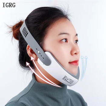 

IGRG LED Photon V-Shape Slimming Face Massager Vibration Electric Facial Massage Skin Lifting Tightening Anti-Wrinkles Beauty