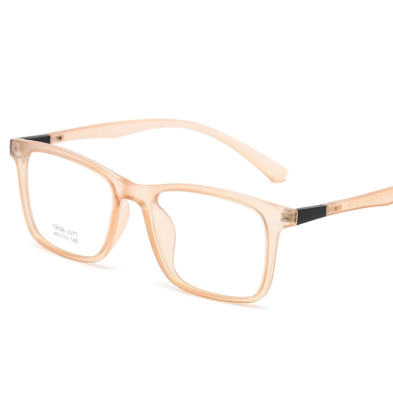 Новое поступление, женские модные желеобразные цветные негабаритные очки, оправа для мужчин, большие квадратные TR90, прозрачные очки, оптические очки для близорукости