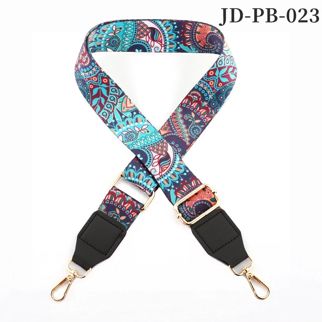 Bag Parts Accessories Shoulder Strap  for Handbags Adjustable Bag strap leather Belt Wide Rainbow  Purse Strap for Bag Replaceme JD-PB-023-Black
