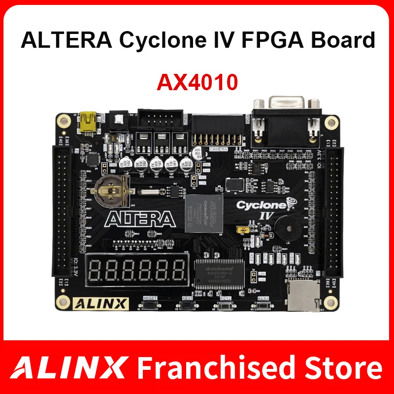 

ALINX AX4010: ALTERA CYCLONE IV EP4CE10 FPGA макетная плата управления начальным уровнем