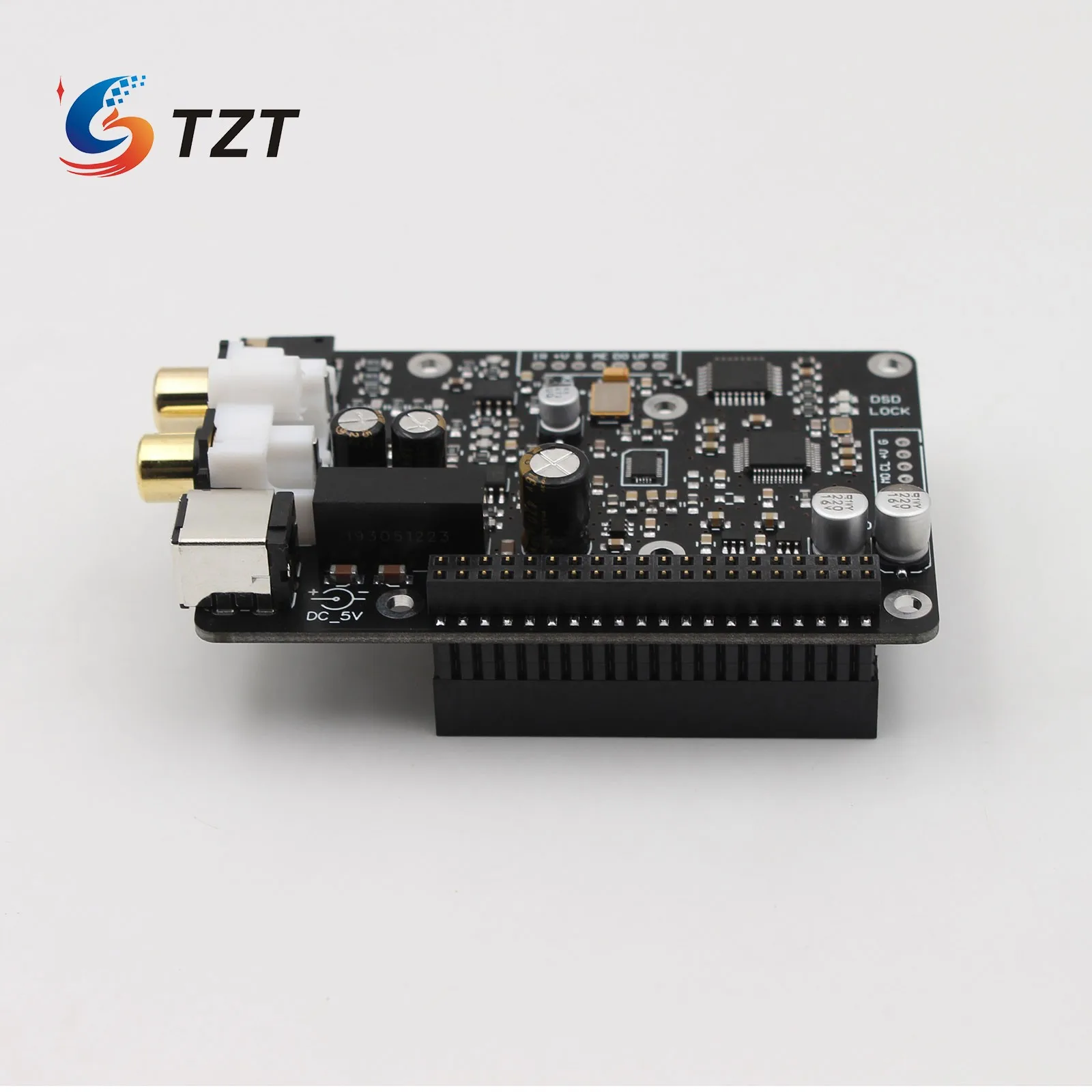 TZT Ustars Audio R38h DAC Board Decoder OLED Remote Control Kit IIS 768KHz DSD512 Raspberry Pi audio decoder board