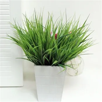 

Desknew Artificial Greenery Plastic Fake Leaves Shrubs Bushes Outside Garden Office Verandah Wedding Decoration Home new