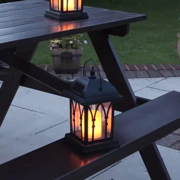 

D150 Vintage Solar Powered LED Candle light Table lamp led lawn garden outdoor Landscape decoration Hanging