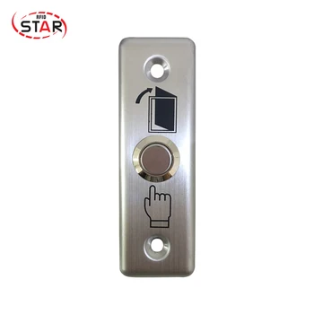 

10pcs metal door exit button waterproof door out door switch mini push button Stainless steel switches rfid wireless exit button