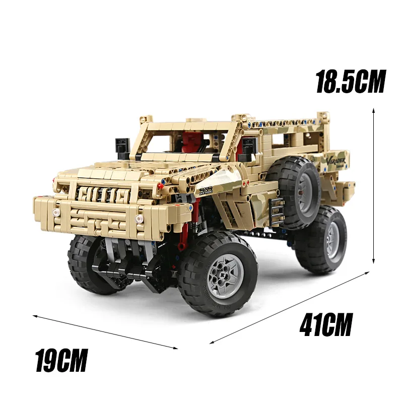 Молд King 13131 MOC Techinc управление через приложение мародерский грузовик
