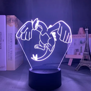 

Acrylic 3d Night Lamp Lugia Figure Nightlight for Kid Bedroom Color Changing Usb Desk Lamp Game Go Lugia LED Night Light
