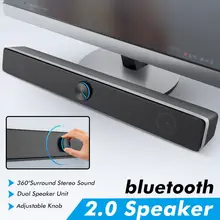 2,0 канальный двойной компьютерный динамик бас стерео Настольный bluetooth динамик USB 3,5 мм аудио вход для ПК ноутбука телефона планшета MP3 MP4