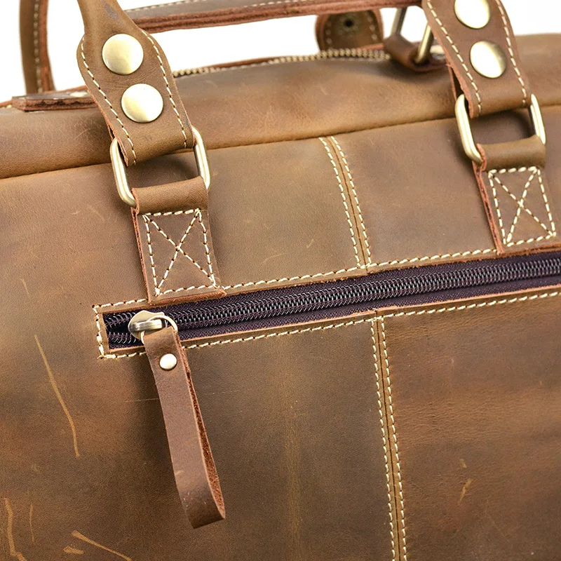 Мужской портфель из натуральной кожи 15 дюймов, сумка для ноутбука из натуральной кожи, сумка на плечо из коровьей кожи, деловая сумка, большая сумка-мессенджер