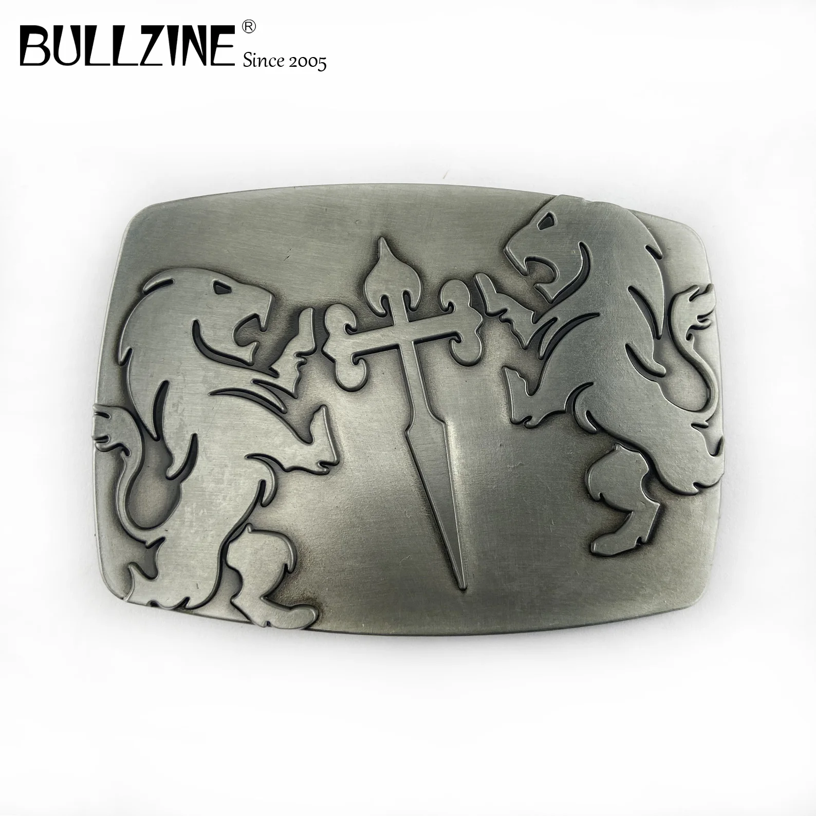 Пряжка для ремня Bullzine с оловянной отделкой оптом|belt buckle|belt buckles wholesalelion belt buckle |