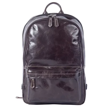 

Vintage Oxhide Top Layer Cow Leather Shoulder Bag Handmade Head Leather Backpack Cowhide Men's Computer Bag