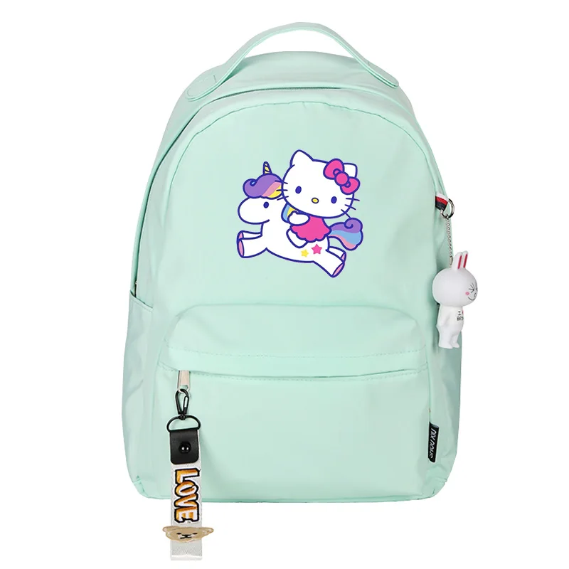 Аниме hello kitty, женский рюкзак, школьные сумки для девочек-подростков, милый розовый рюкзак, рюкзак на плечо для путешествий, сумка для ноутбука - Цвет: 11