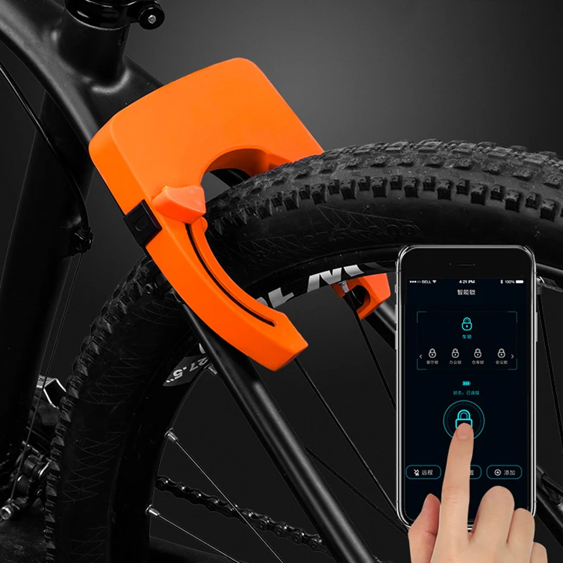 Jinjian 806 Bluetooth Smart Control Fietsslot Hoefijzer Klem Anti-Diefstal  Verwijdering-Proof Mtb Fietsslot Fiets Accessoires - AliExpress Sports \u0026  Entertainment
