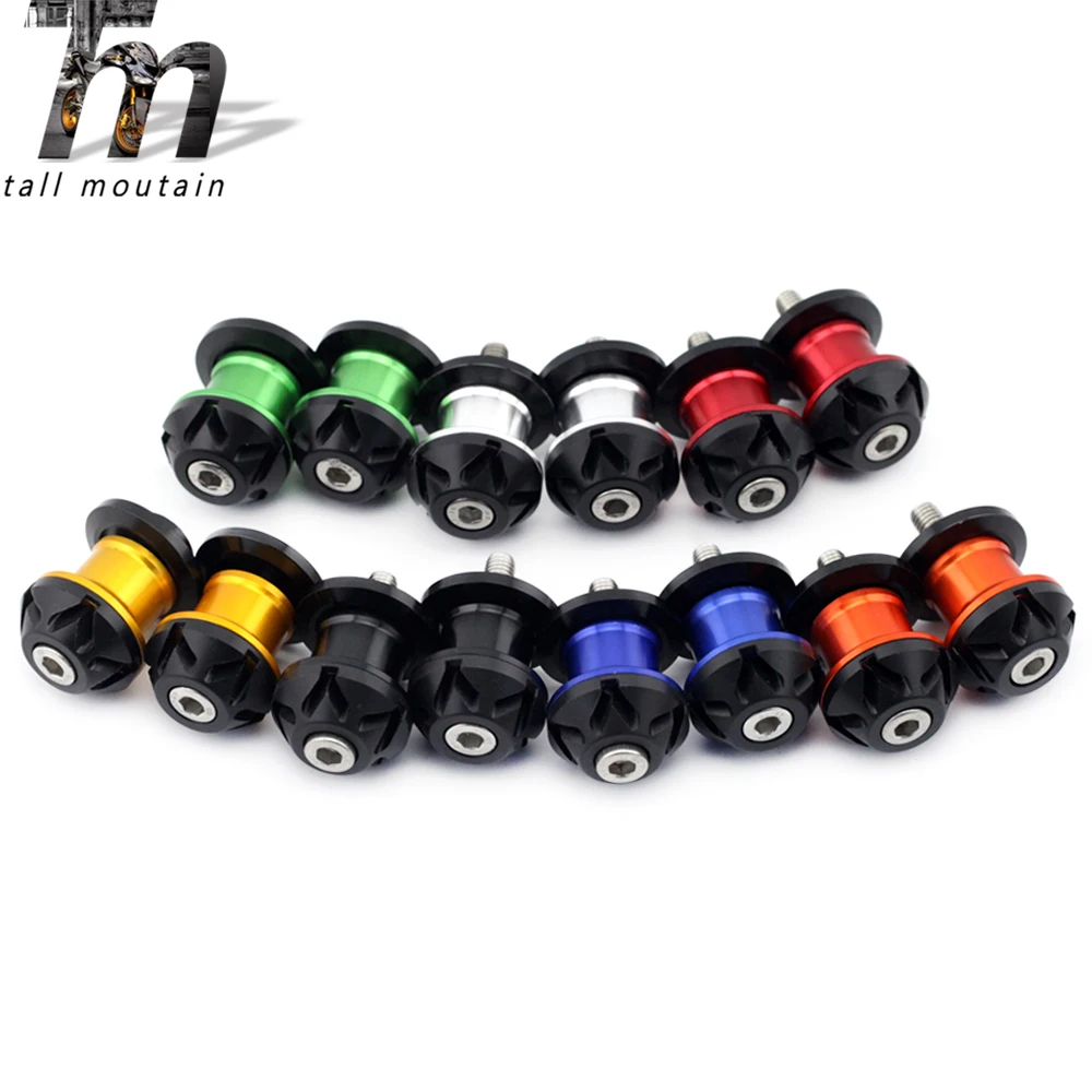 

For TRIUMPH DAYTONA 675 2006-2008, STREET TRIPLE/R 2007-2012 Motorcycle CNC Aluminum Swingarm Spools slider 6mm stand screws