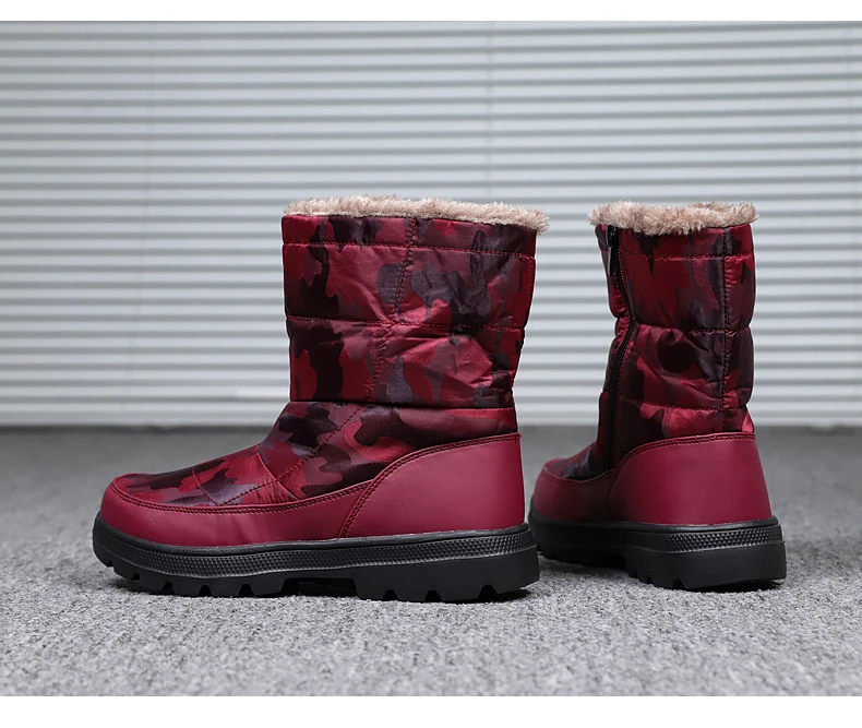 WWKK/Новинка года; женские ботинки; зимние женские ботильоны; водонепроницаемые теплые женские зимние ботинки без застежки; женская обувь; женские ботинки