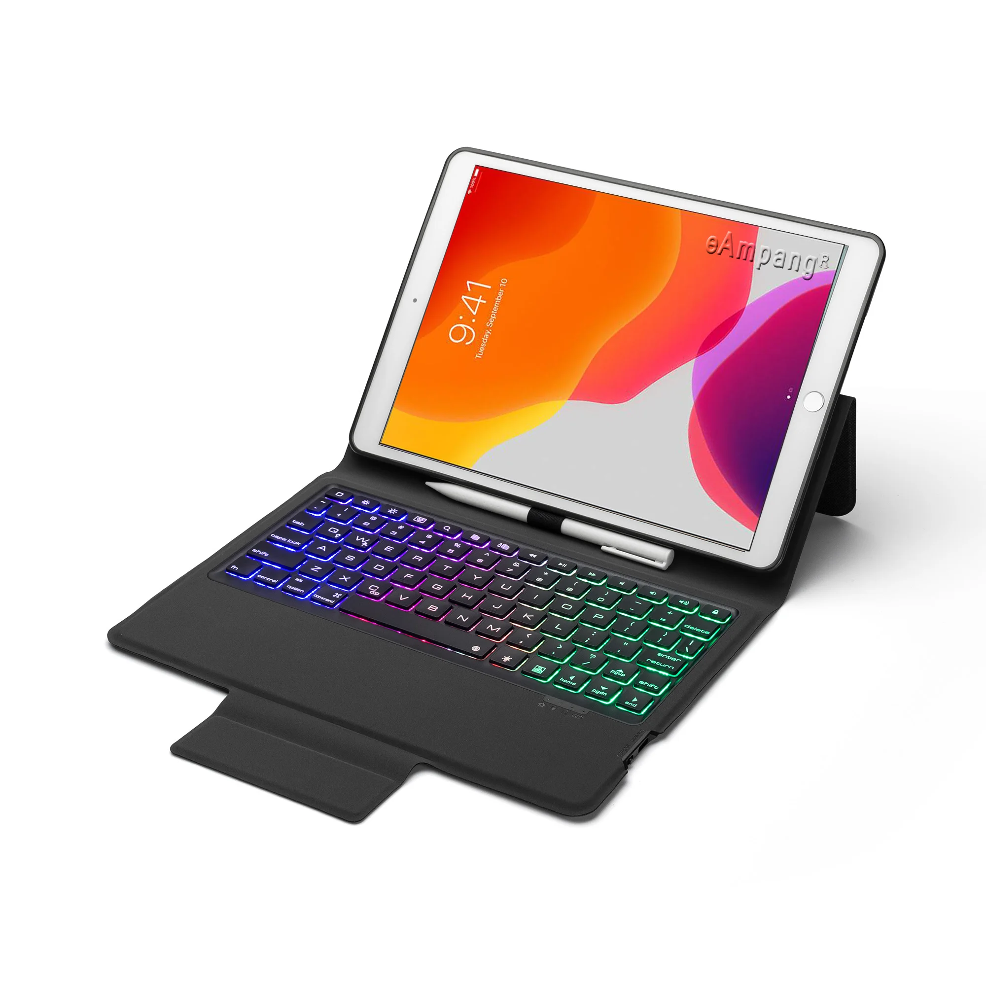 Чехол с 7 клавиатурой для Apple iPad 10 2 2019 го 8 поколения A2197 A2200 A2198 A2232 чехол