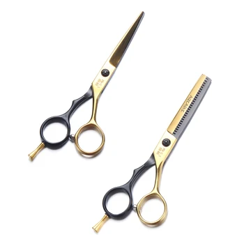

1Set Shears Hairdressing Professional Barber Hair Scissors Cutting Thinning Stainless Steel Flat Teeth Blades Styling Tools